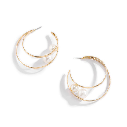 Boucles d'oreilles circulaires